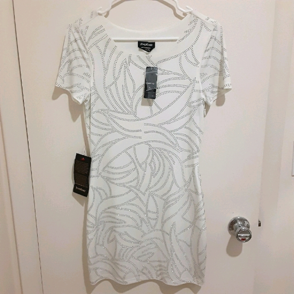 SOLD BEBE Sparkle Dress NWT